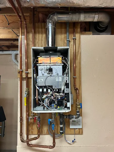 Underground sewer rough-in concrete slab work